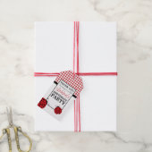 Birthday Party (Rode Ladybug) voor kinderen Cadeaulabel (Met Touw)