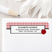 Birthday Party (Rode Ladybug) voor kinderen Etiket (Insitu)