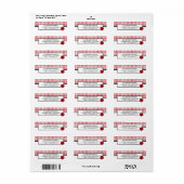 Birthday Party (Rode Ladybug) voor kinderen Etiket (Full Sheet)