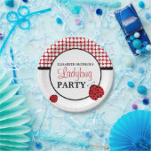 Birthday Party (Rode Ladybug) voor kinderen Papieren Bordje (Feest)