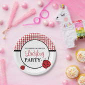 Birthday Party (Rode Ladybug) voor kinderen Papieren Bordje (Feest)