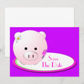 Birthday Party Save The Date (Voorkant / Achterkant)