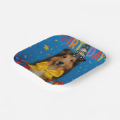 Birthday Party Sheltie Papieren Bordje (Gebogen)