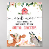 Birthday Party Sign Poster (Voorkant)