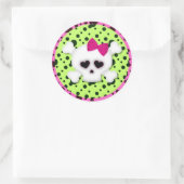 Birthday Party Skull Cupcake Stickers (Tas)