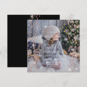 Birthday Party Spark Foto Formal Confetti Spark Kaart (Voorkant / Achterkant)