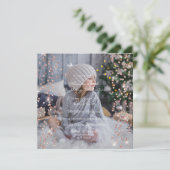 Birthday Party Spark Foto Formal Confetti Spark Kaart (Staand voorkant)