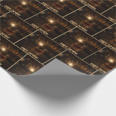 Birthday Party Sparkler In a Glass Of Whiskey Cadeaupapier (Hoek)