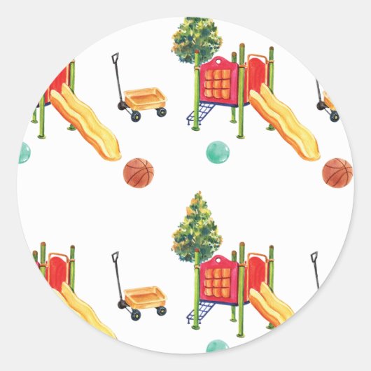 Birthday party Sticker voor zomertag (Voorkant)