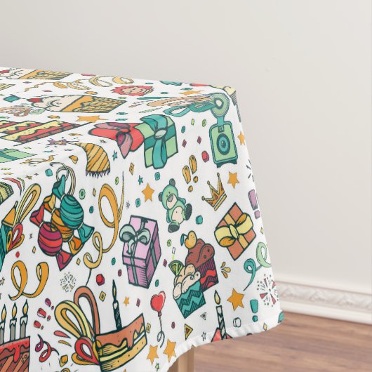 Birthday Party Tafelkleed (Voorbeeld)