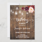 Birthday party-uitnodiging (Voorkant)