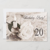 Birthday party uitnodiging 20 jaar oud (Voorkant)