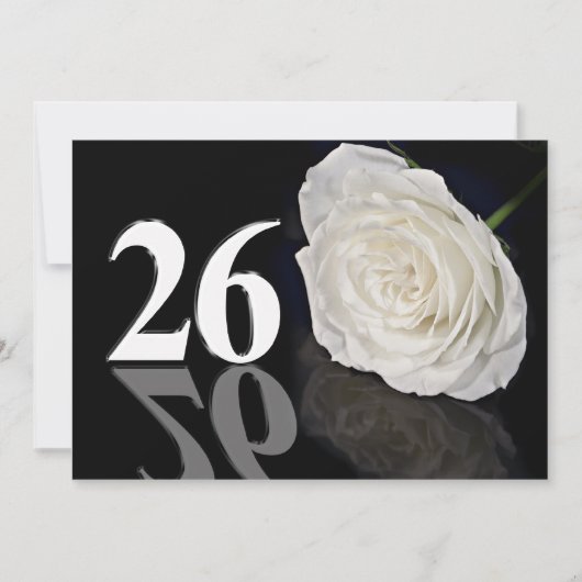 Birthday party uitnodiging 26 jaar oud (Voorkant)