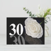 Birthday party uitnodiging 30 jaar oud (Staand voorkant)