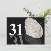 Birthday party uitnodiging 31 jaar oud (Staand voorkant)