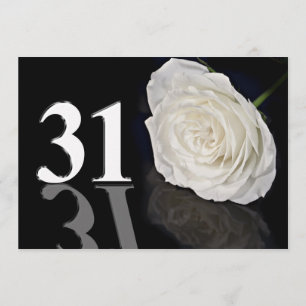 Birthday party uitnodiging 31 jaar oud