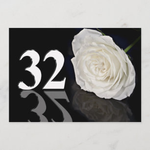 Birthday party uitnodiging 32 jaar oud