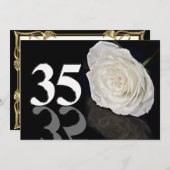 Birthday party uitnodiging 35 jaar oud (Voorkant / Achterkant)