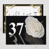 Birthday party uitnodiging 37 jaar oud (Voorkant / Achterkant)