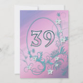Birthday party uitnodiging 39 jaar oud (Voorkant)