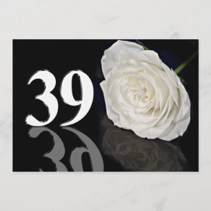 Birthday party uitnodiging 39 jaar oud
