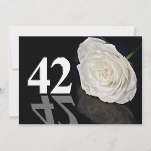 Birthday party uitnodiging 42 jaar oud