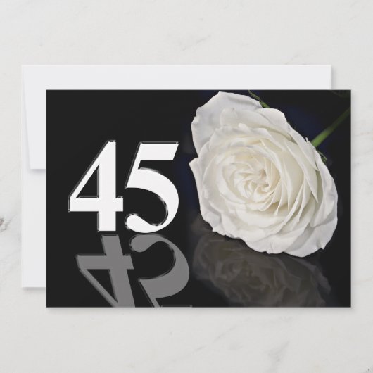 Birthday party uitnodiging 45 jaar oud (Voorkant)