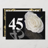 Birthday party uitnodiging 45 jaar oud (Voorkant / Achterkant)
