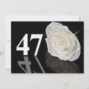 Birthday party uitnodiging 47 jaar oud