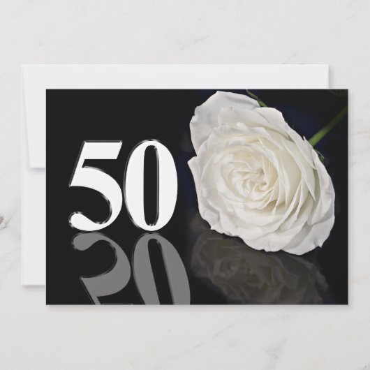 Birthday party uitnodiging 50 jaar oud (Voorkant)