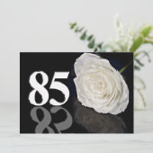 Birthday party uitnodiging 85 jaar oud (Staand voorkant)