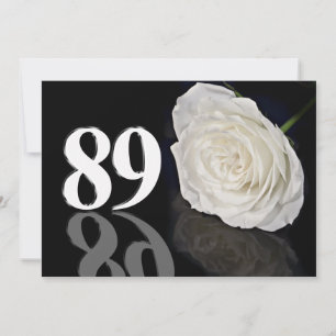Birthday party uitnodiging 89 jaar oud