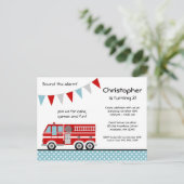 Birthday Party Uitnodiging Briefkaart (Staand voorkant)