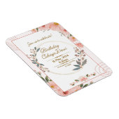 Birthday party-uitnodiging magneet (Rechterzijde)