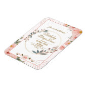 Birthday party-uitnodiging magneet (Linkerzijde)