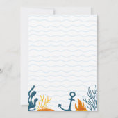 Birthday party-uitnodiging voor visserijliefhebber aankondiging (Achterkant)