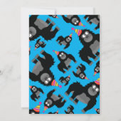 Birthday Party van Ape Animal Kind Kaart (Achterkant)