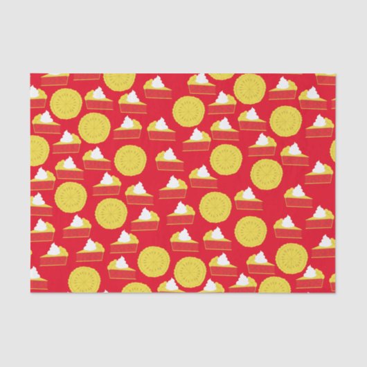 Birthday Party van het Kind Cutie Pie Cherry Tissuepapier (Voorkant)