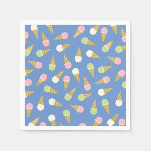 Birthday Party van Ice Cream Kind Servet (Voorkant)