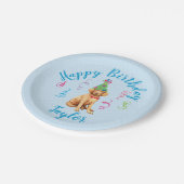 Birthday Party Vizsla Paper Bord (Gekanteld)