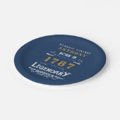 Birthday Party voegt naam en Bord jaarpapier toe (Gekanteld)