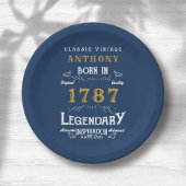 Birthday Party voegt naam en Bord jaarpapier toe