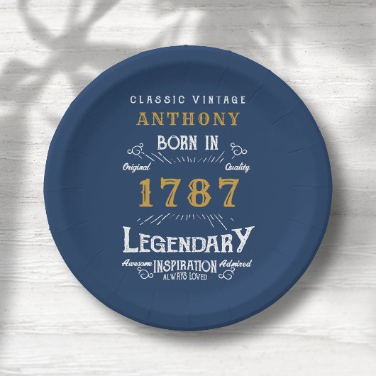 Birthday Party voegt naam en Bord jaarpapier toe