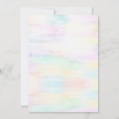 Birthday Party voor het schilderen van aardewerk Kaart (Achterkant)