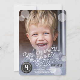 Birthday Party Waterverf | Invitatie-jongen Kaart