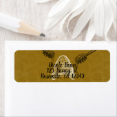 Birthday Party Weduwous Organic Honey Beehive Birt Etiket (Insitu)