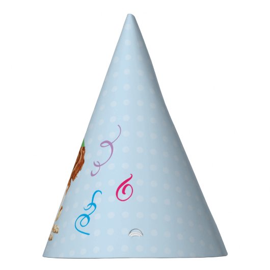 Birthday Party Welsh Springer Spaniel Feesthoedjes (Rechts)