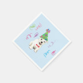 Birthday Party Westie Napkins Servet (Hoek)