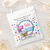 Birthday Party with Cute Cartoon Squirrel Bedankzakje (Geknipt)