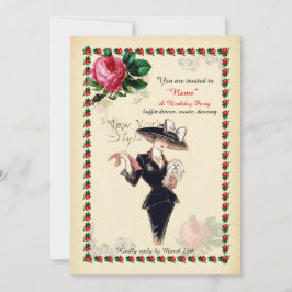 Birthday Party women Any age, Gatsby, Art-Deco Kaart